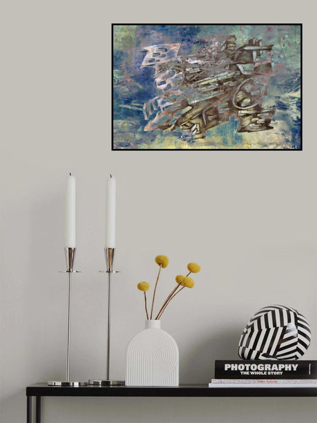 The night composition No. 2 Poster och Canvastavla