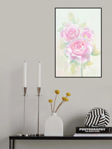 Rose Hologram Poster och Canvastavla