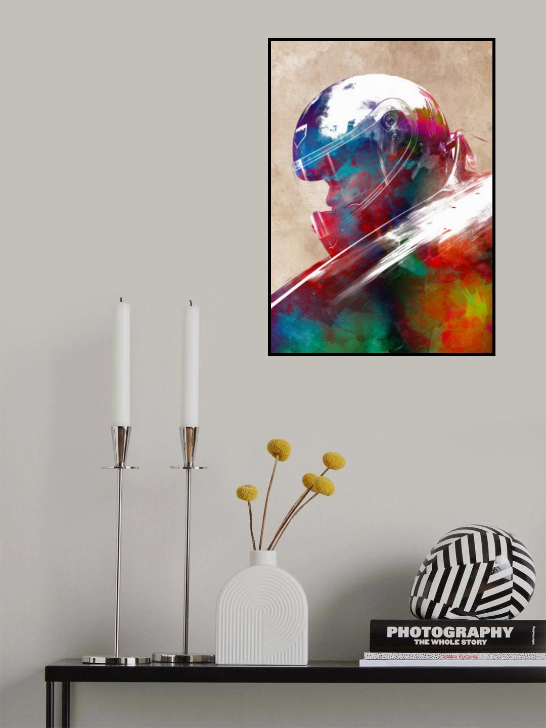 Bobsleigh sport art Poster och Canvastavla