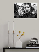 Surmi tribe girls - Ethiopia Poster och Canvastavla
