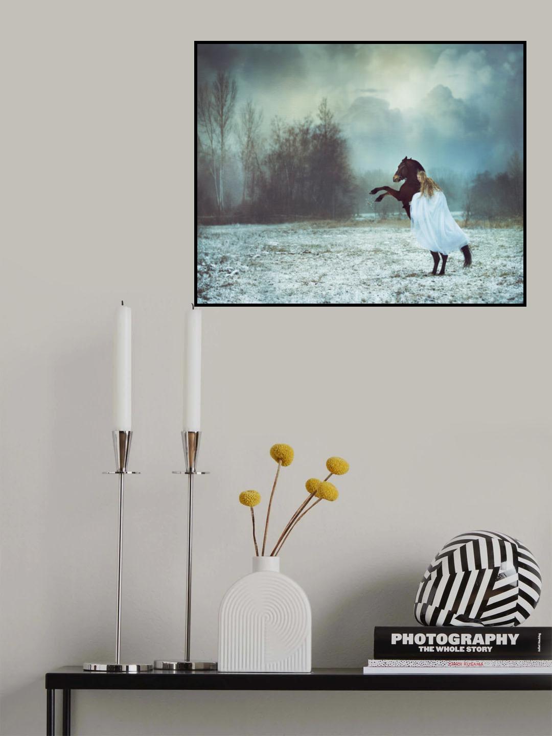 dances with the horse Poster och Canvastavla