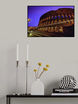 Colosseum at Night Poster och Canvastavla