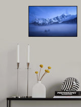 Misty Winter Evening Poster och Canvastavla