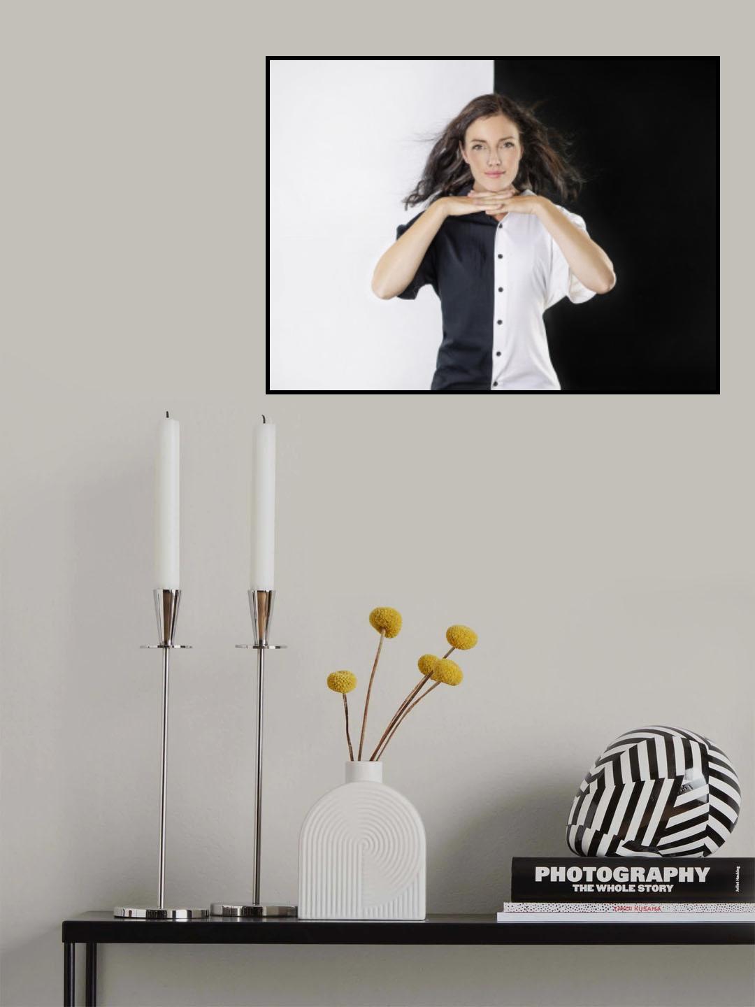black and white Poster och Canvastavla