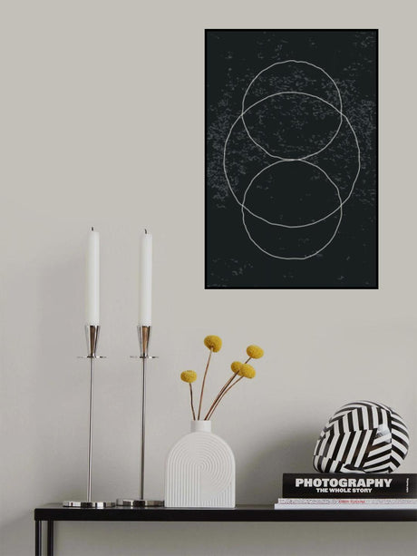 Black and White Minimal Set #3 Poster och Canvastavla