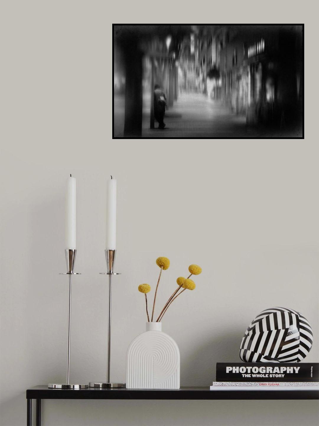 Night street... Poster och Canvastavla