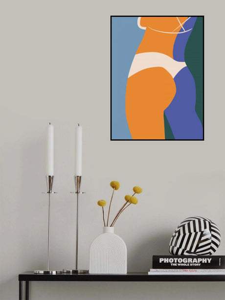 Summer Beach Body Poster och Canvastavla