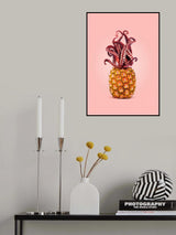 Octopus Pineapple Poster och Canvastavla