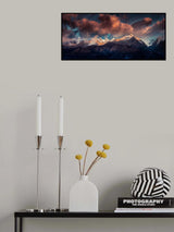 Ge Nie snow mountain《嗜血破晓》 Poster och Canvastavla