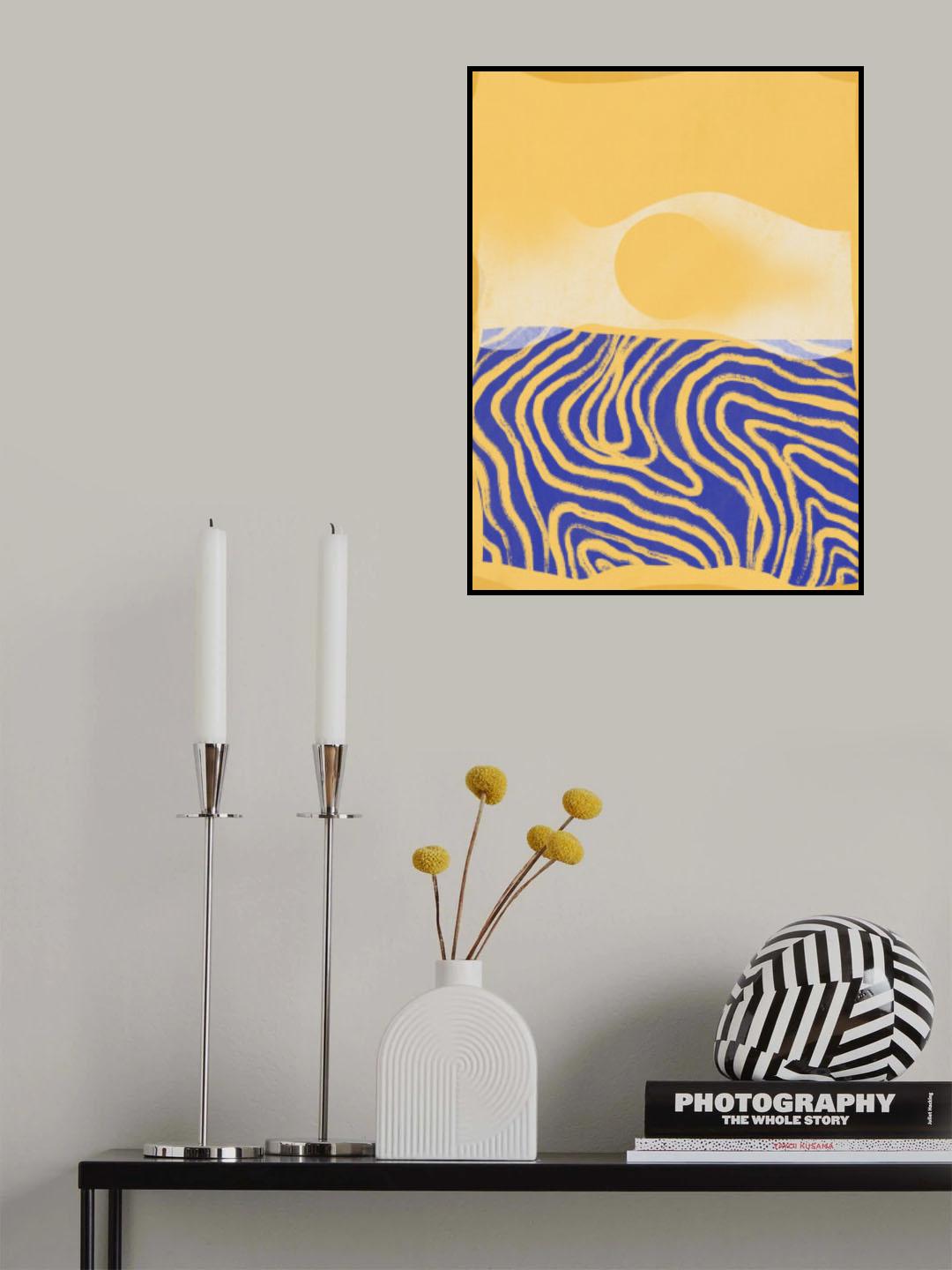 Sun Cut Out Poster och Canvastavla