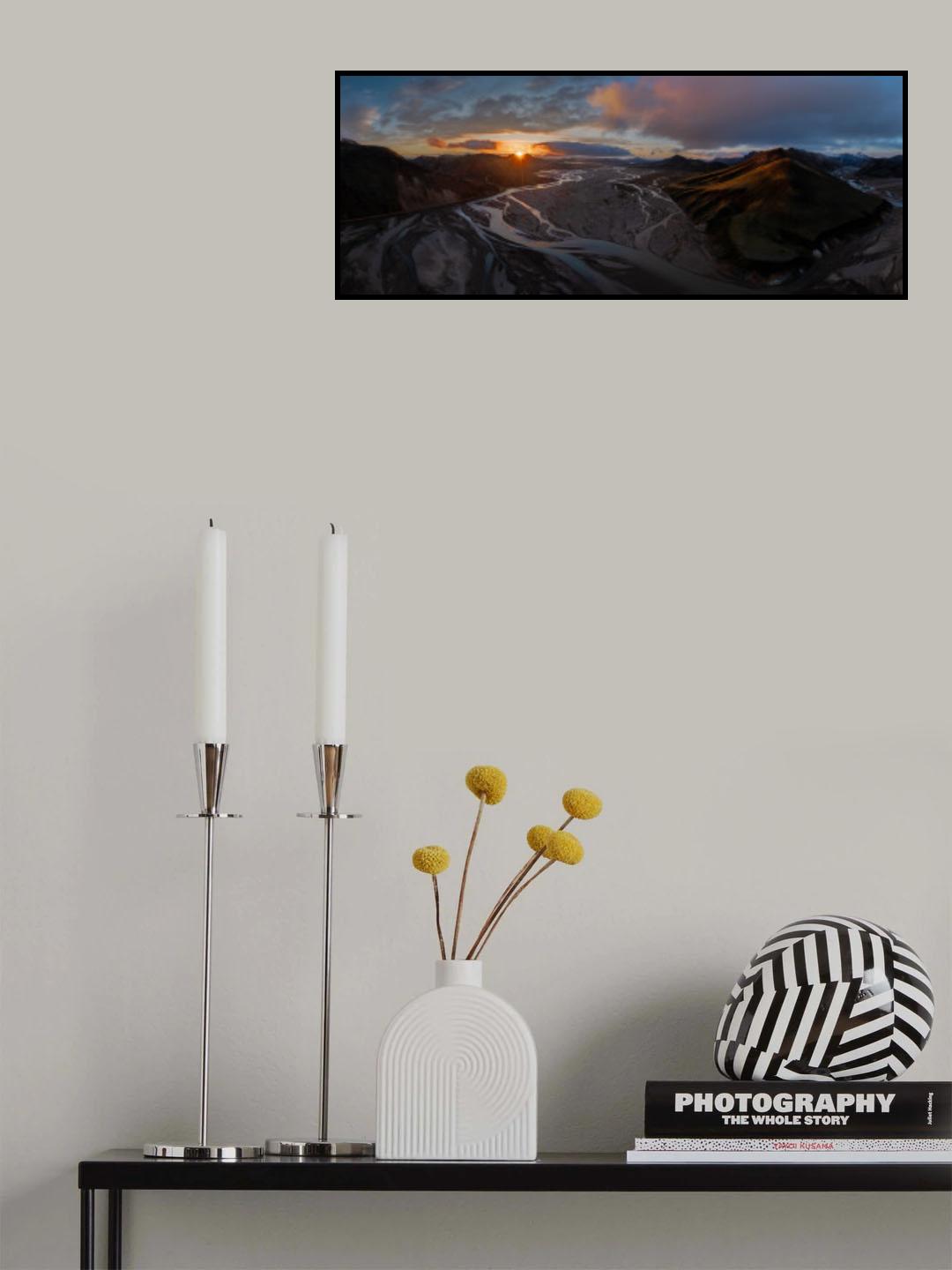 Sunrise over Highland Poster och Canvastavla