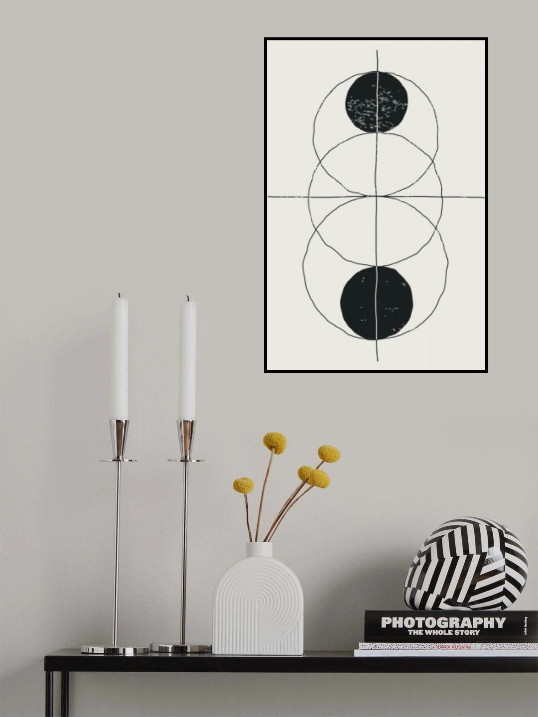 Minimal Geometric Shapes #1 Poster och Canvastavla