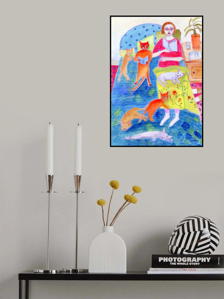 Night Ritual Poster och Canvastavla