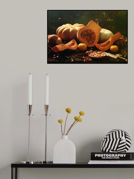 Still life with Pumpkins Poster och Canvastavla