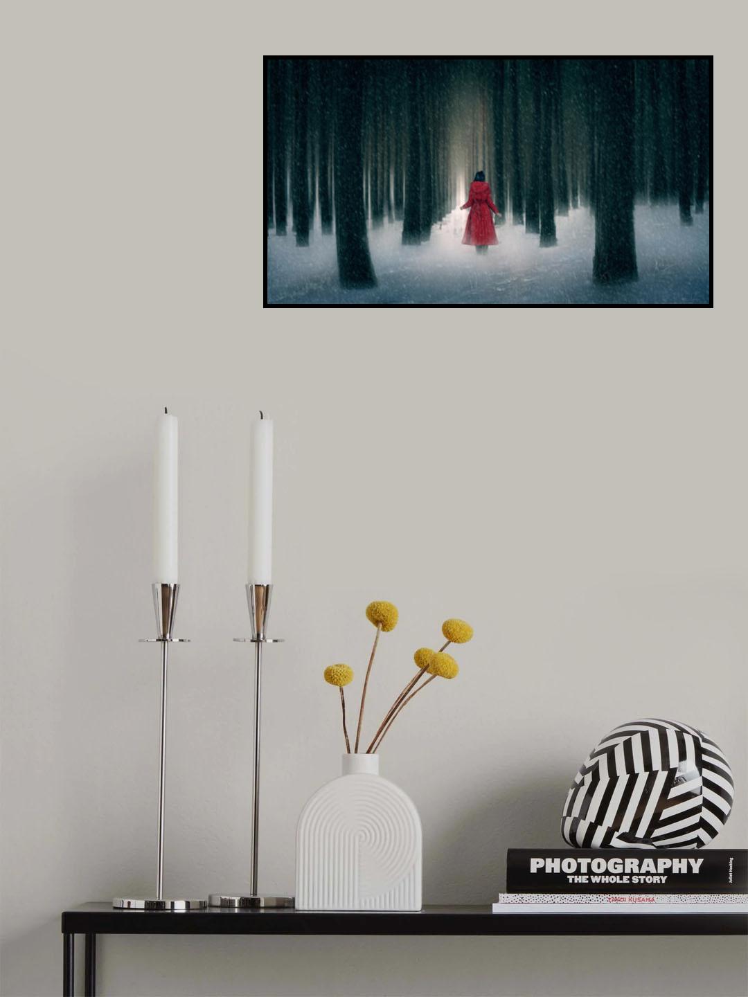 Snow day Poster och Canvastavla