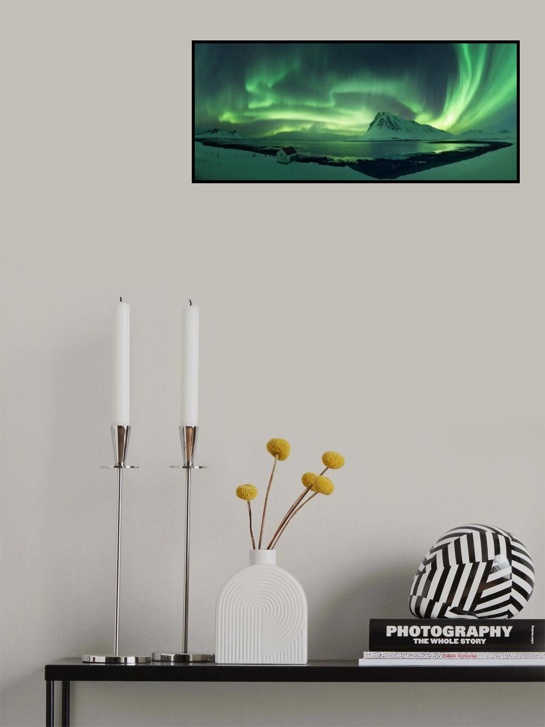 Aurora Borealis Poster och Canvastavla