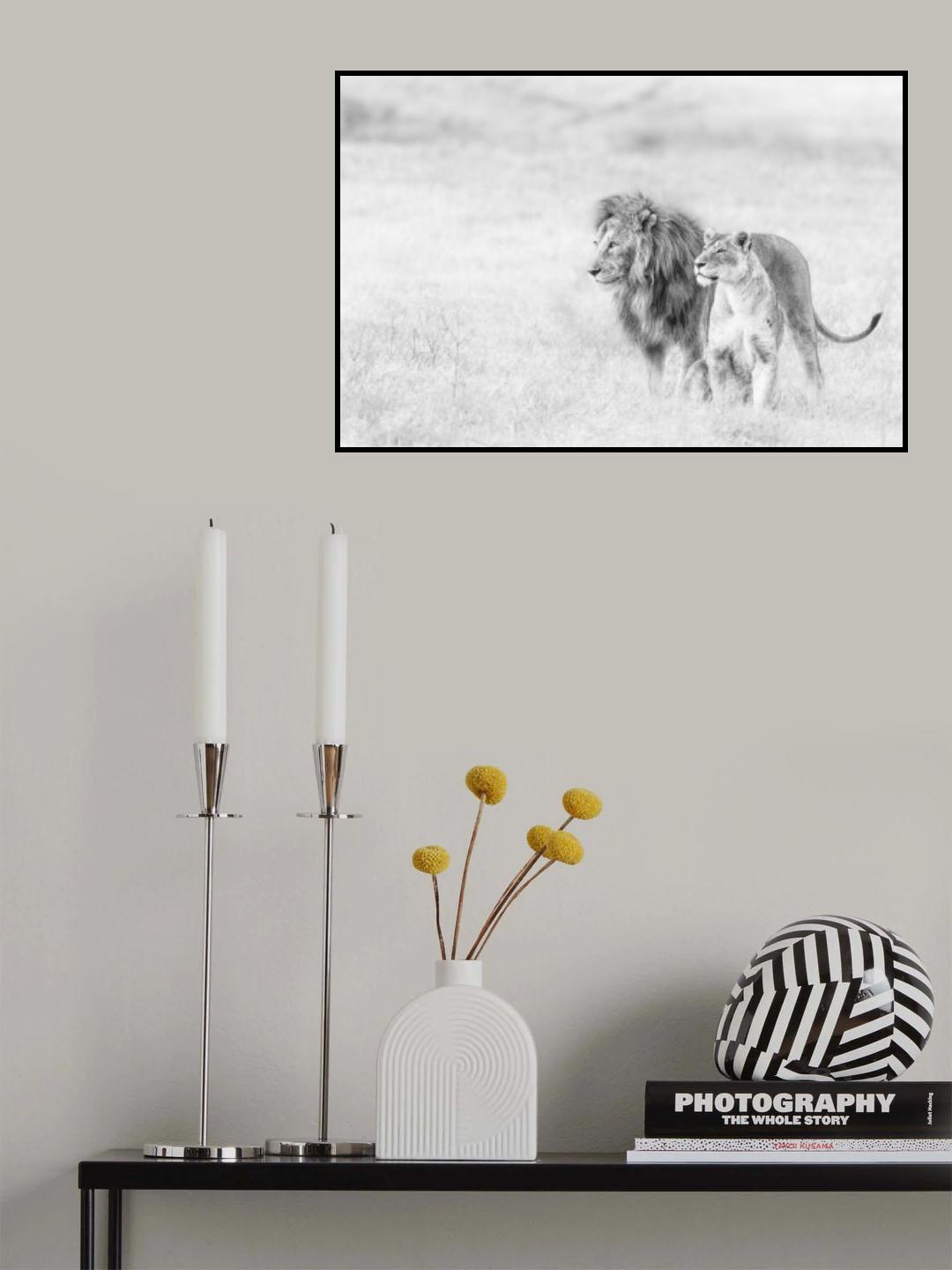 The couple in fine art Poster och Canvastavla
