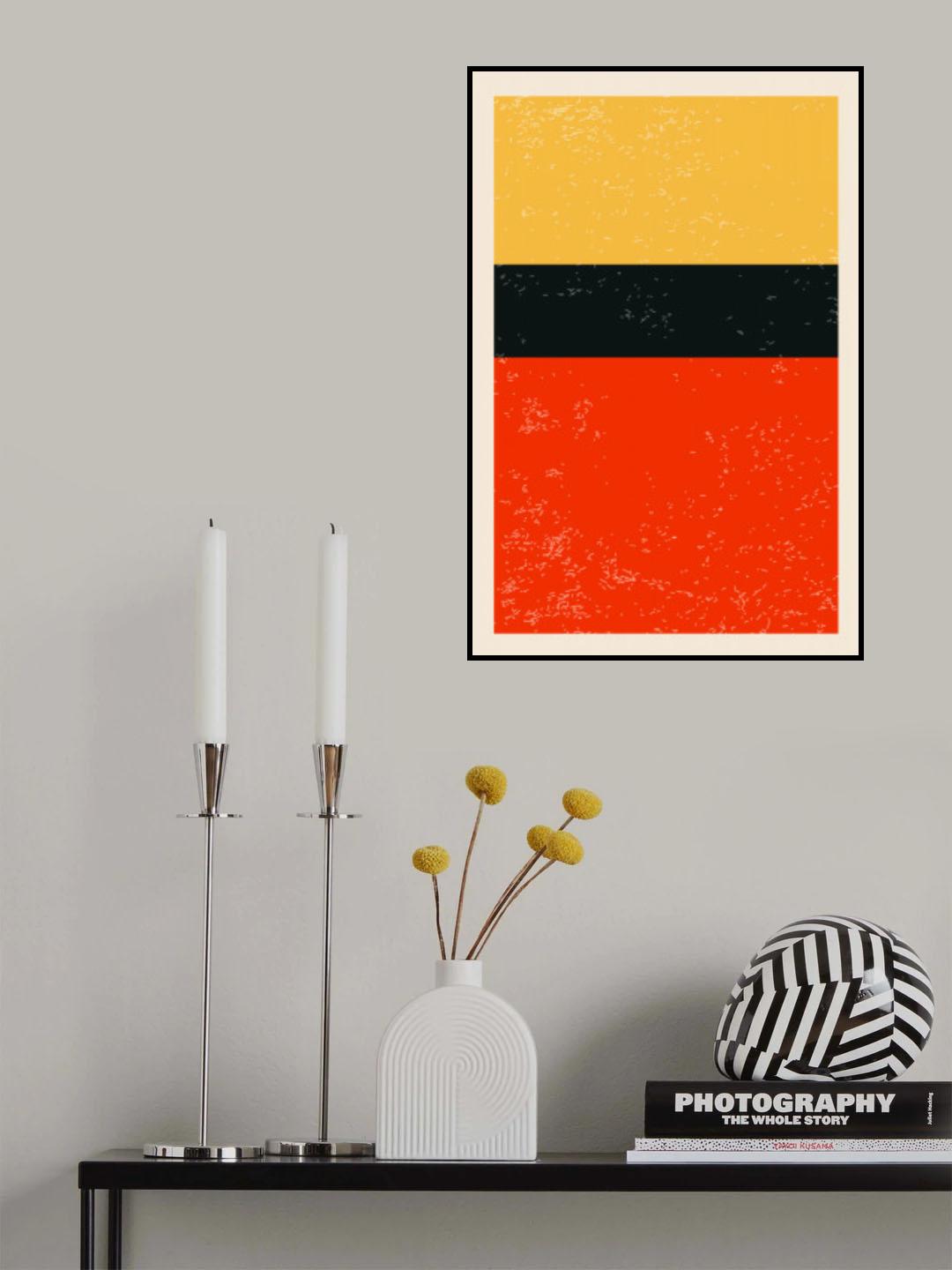 Minimal Abstract Shapes Series #14 Poster och Canvastavla