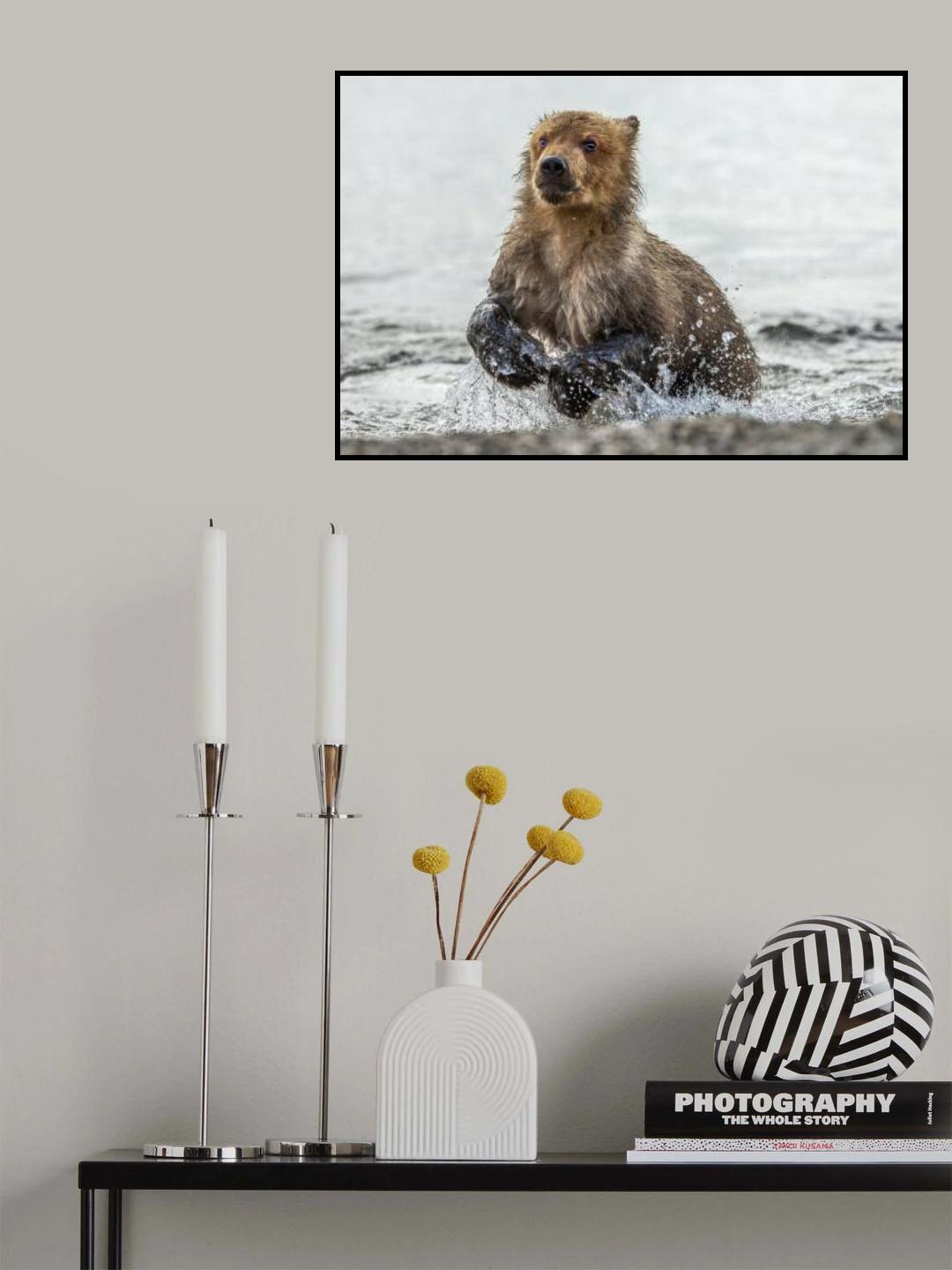 Ran into the water Poster och Canvastavla