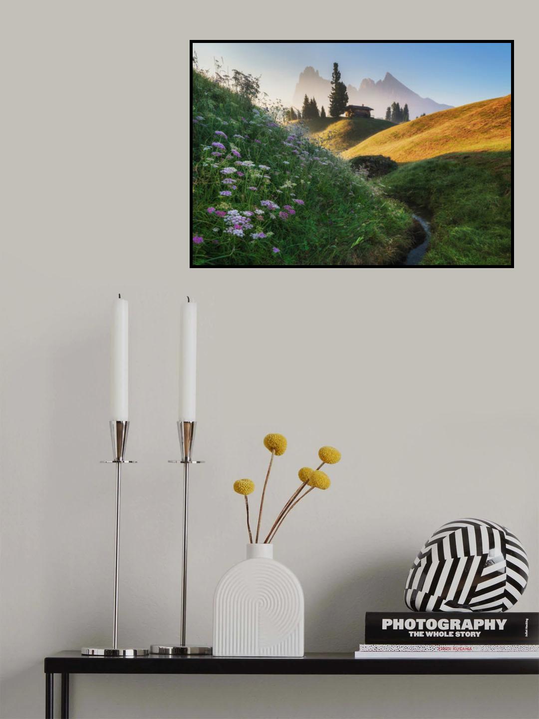 Flowery morning Poster och Canvastavla