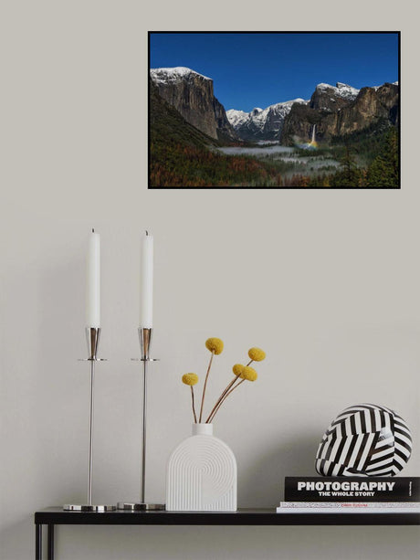 Bridalveil Fall Moonbow Poster och Canvastavla