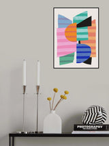 Abstract Stripe Minimal Collage 19 Poster och Canvastavla