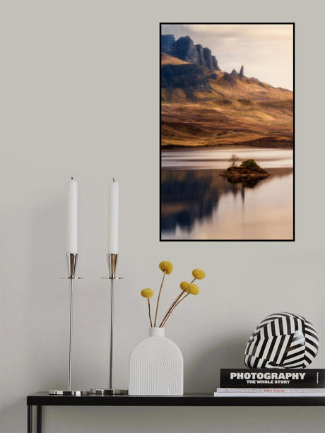 Gazing at the Ancient Sentinel: The Old Man of Storr Poster och Canvastavla
