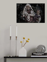 Samburu tribe woman and her child-Kenya Poster och Canvastavla
