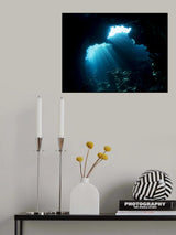Underwater cave Poster och Canvastavla