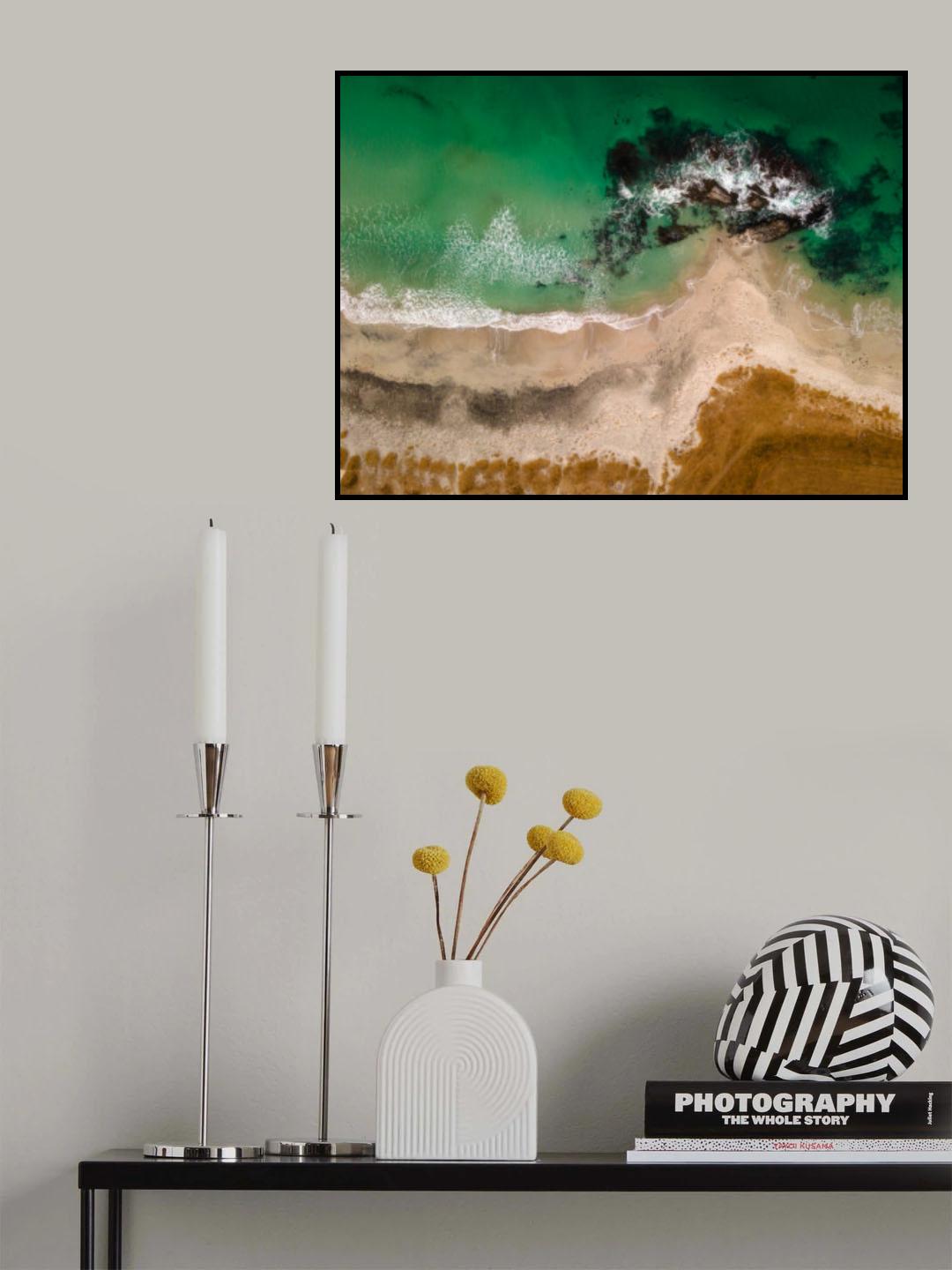 Vik Beach Poster och Canvastavla