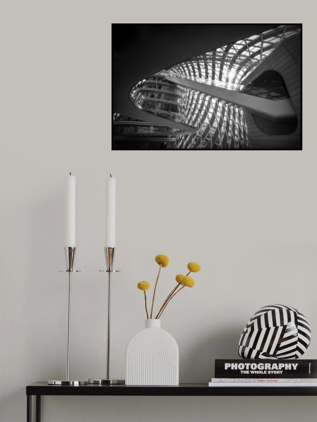 Lines and curves Poster och Canvastavla