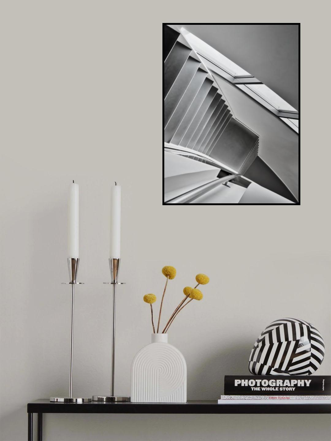 Staircase Poster och Canvastavla