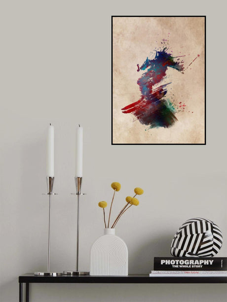 Ski Sport Art 4 Poster och Canvastavla