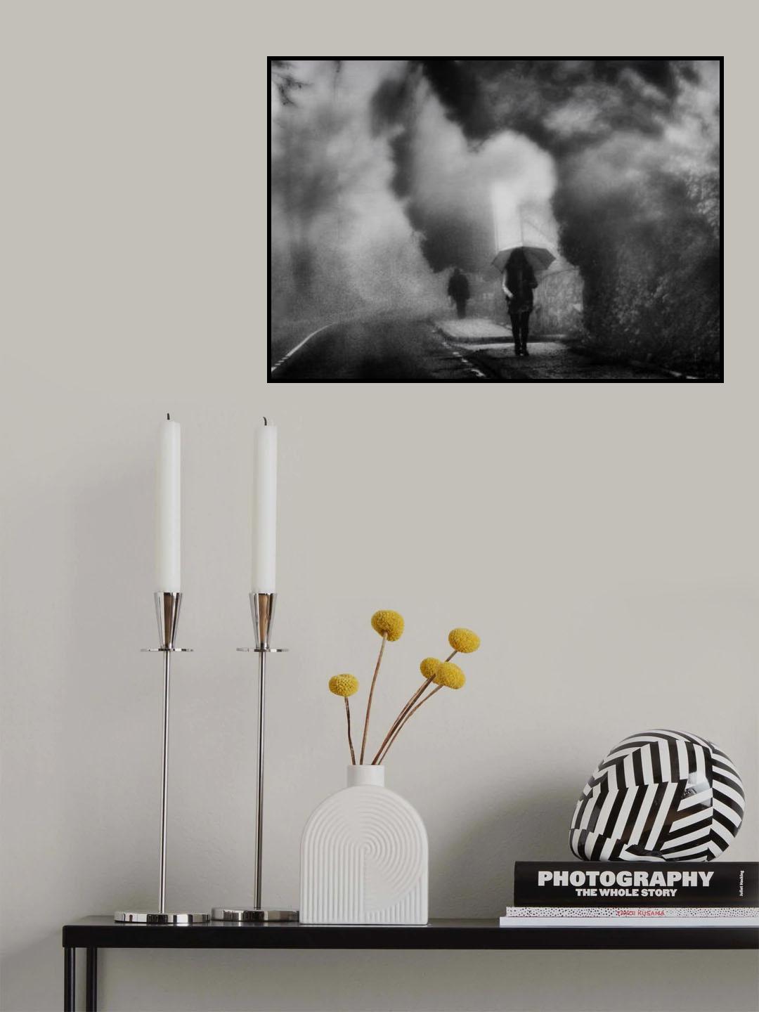Walking in the Fog Poster och Canvastavla