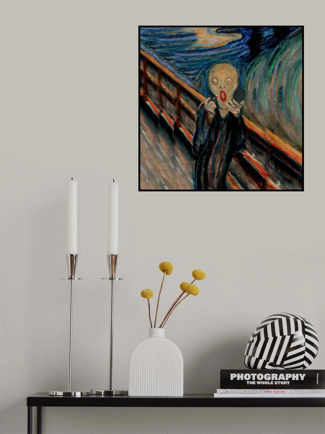 Screaming Make Up Poster och Canvastavla
