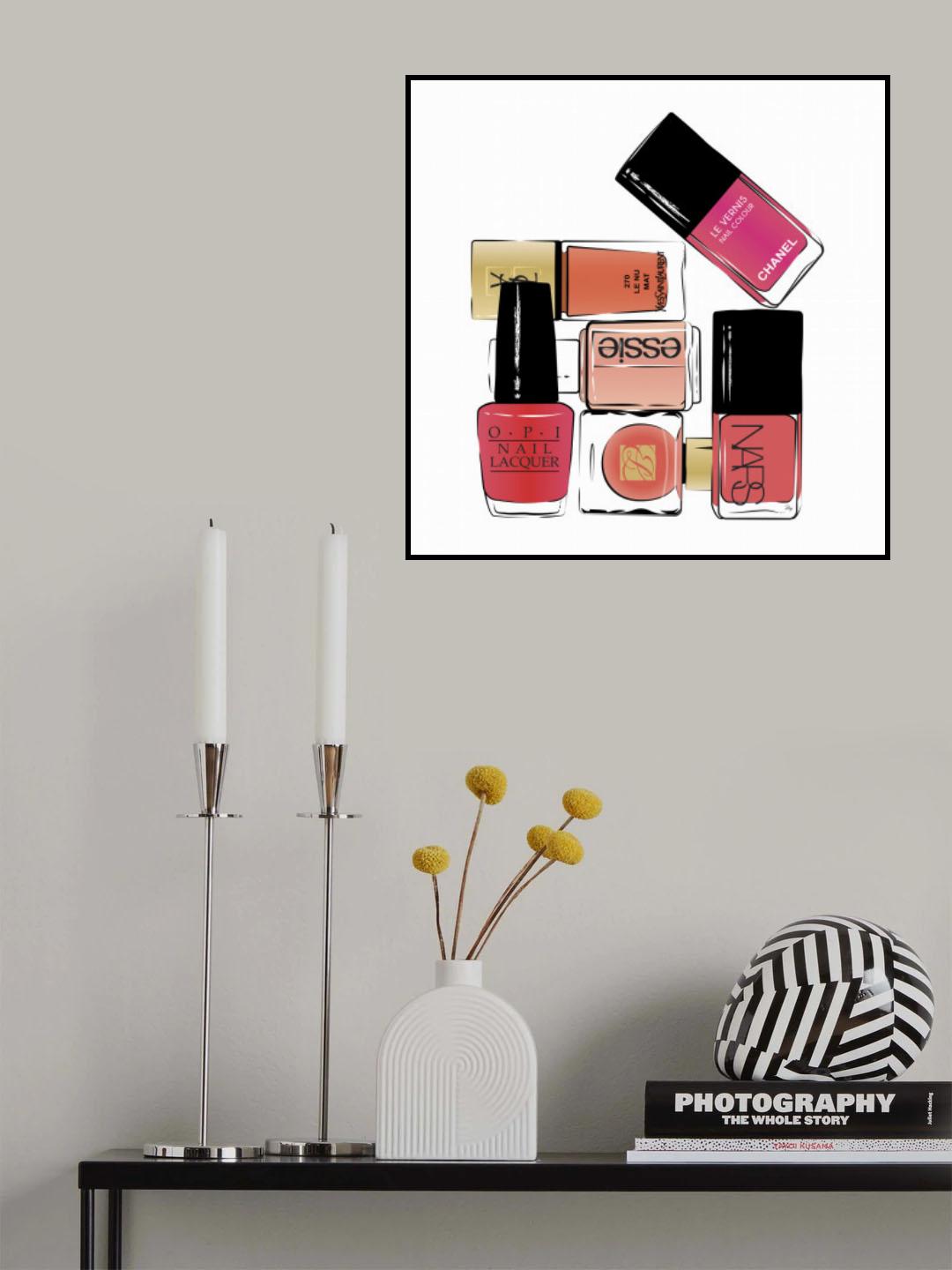 Pink Beauty Poster och Canvastavla