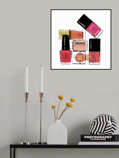 Pink Beauty Poster och Canvastavla