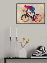 Cycling sport art 20 Poster och Canvastavla