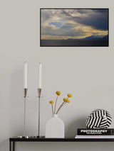 stormy weather and seascape Poster och Canvastavla