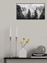 Mountain peaks towering into the sky Poster och Canvastavla