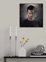 The dark side of the sketch Poster och Canvastavla