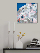 Santorini7x7 Poster och Canvastavla