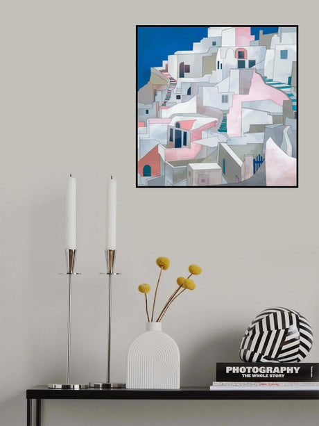 Santorini7x7 Poster och Canvastavla