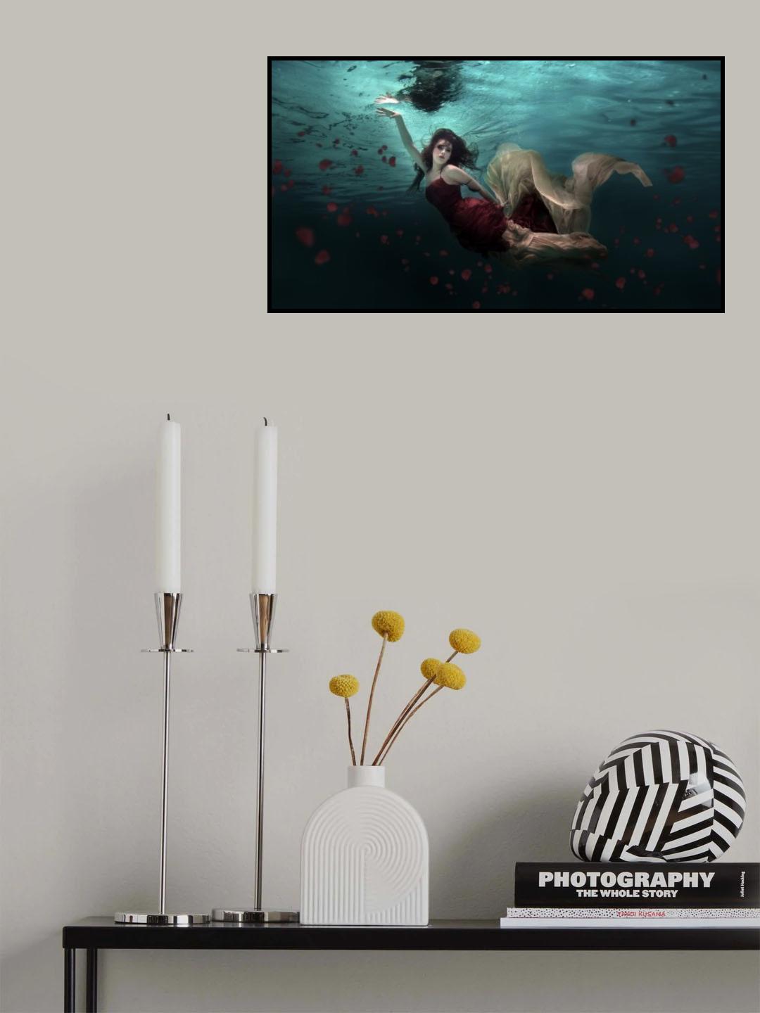 Ocean of Roses Poster och Canvastavla