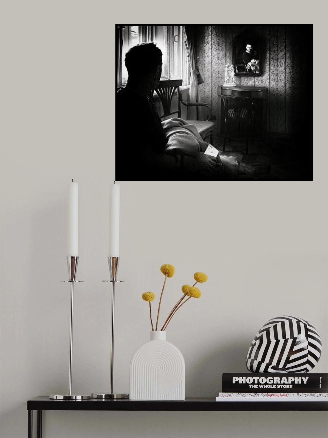 Man in the Mirror Poster och Canvastavla