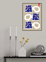 Ukiyo Mug Blue Poster och Canvastavla