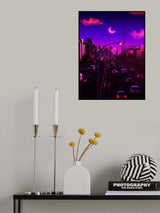 Neon Dusk Poster och Canvastavla