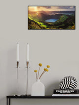 Azores - Sete Cidades Panorama Poster och Canvastavla