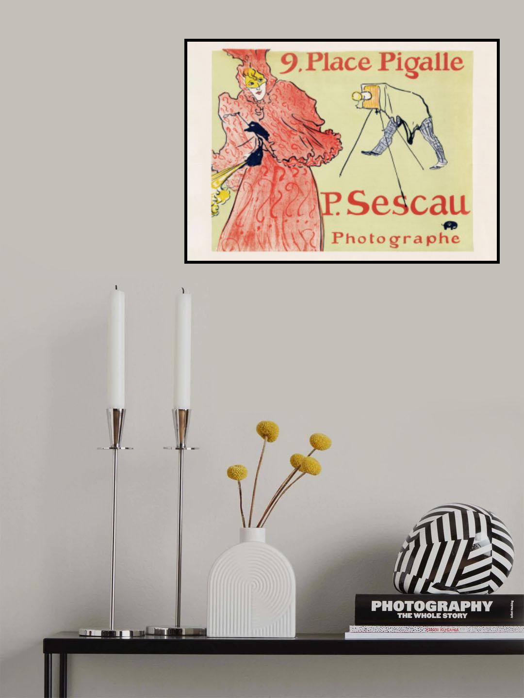 Le Photographe Sescau (1894) Poster och Canvastavla