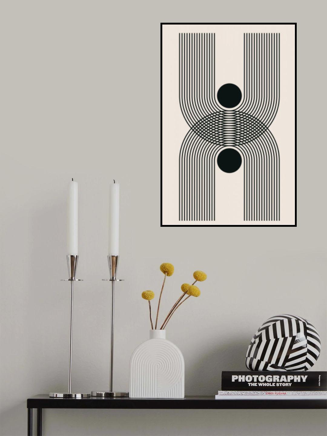 Black Boho Vibe Series #2 Poster och Canvastavla
